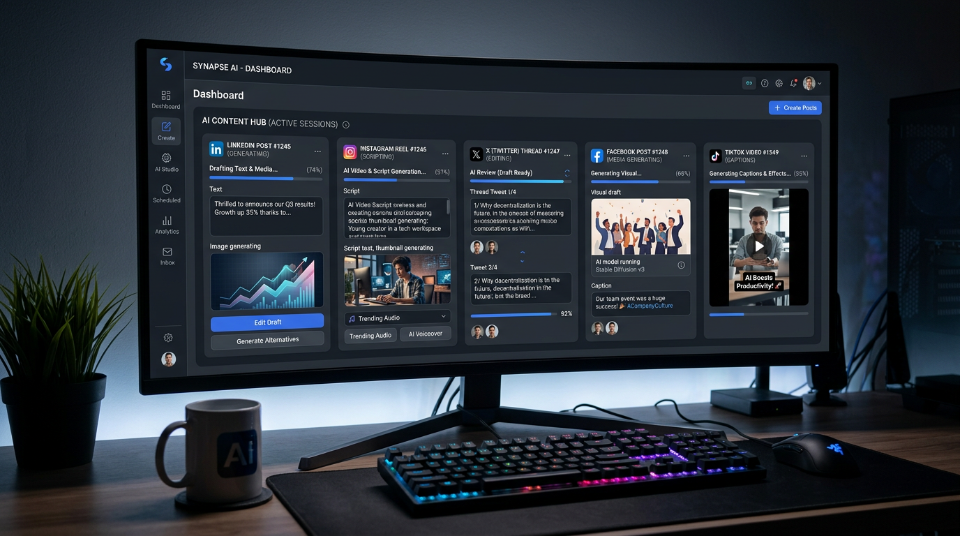 Creating Social Media Content at Scale with AI Tools