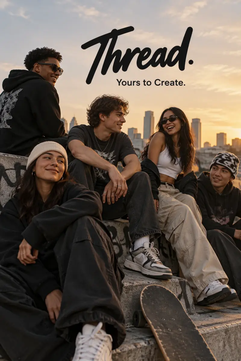 The same streetwear advert generated by GPT Image 2.5
